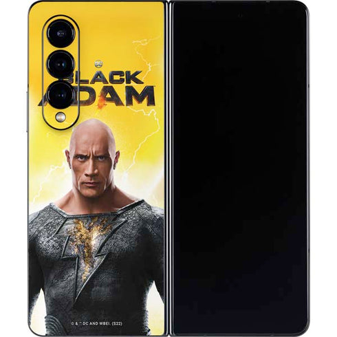 DC Comics Black Adam Movie Charcater Poster Galaxy Z Fold4 5G Skin